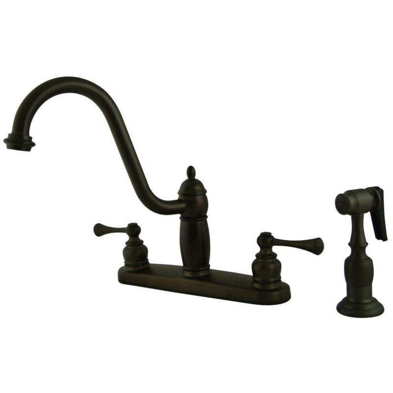 Kingston Brass KB1115BLBS Centerset Kitchen Faucet Bronze