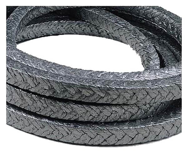 Compressible Braided Graphite Packing