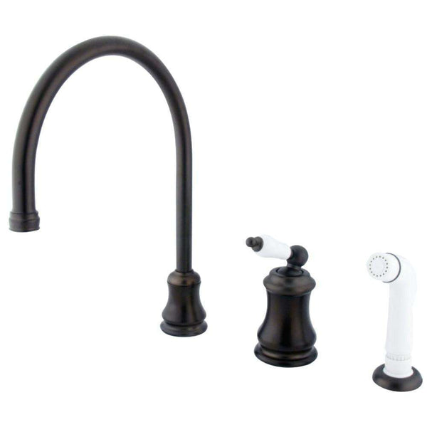 Kingston Brass KS3815PL Widespread Kitchen Faucet Bronze