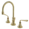 Kingston Brass KS2982ZL 8 in. Wsp Bath Faucet Brass