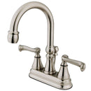 Kingston Brass KS2618FL 4 in. Centerset Bathroom Faucet