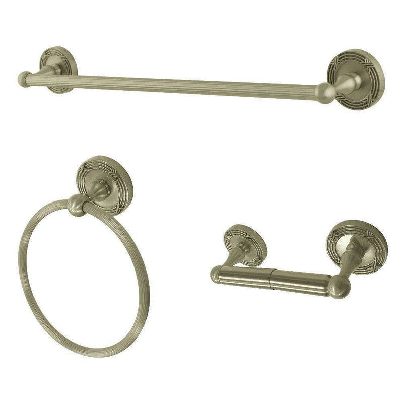 Kingston Brass BAK931248SN 3-Piece Bathroom