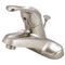 Kingston Brass FB518B Sg-Hnd 4 in. Centerset Bath Faucet