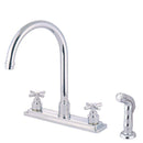 Kingston Brass KS8791EX 8-Inch Centerset Kitchen Faucet