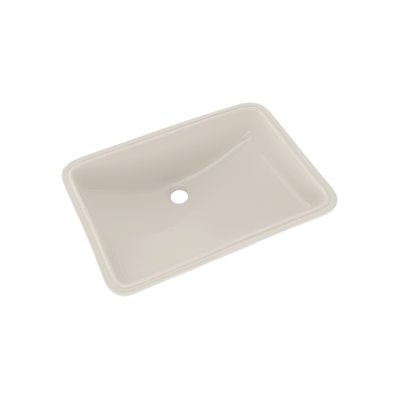 TOTO 21-1/4" x 14-3/8" Large Rectangular Undermount Bathroom Sink with CeFiONtect, Sedona Beige LT540G#12