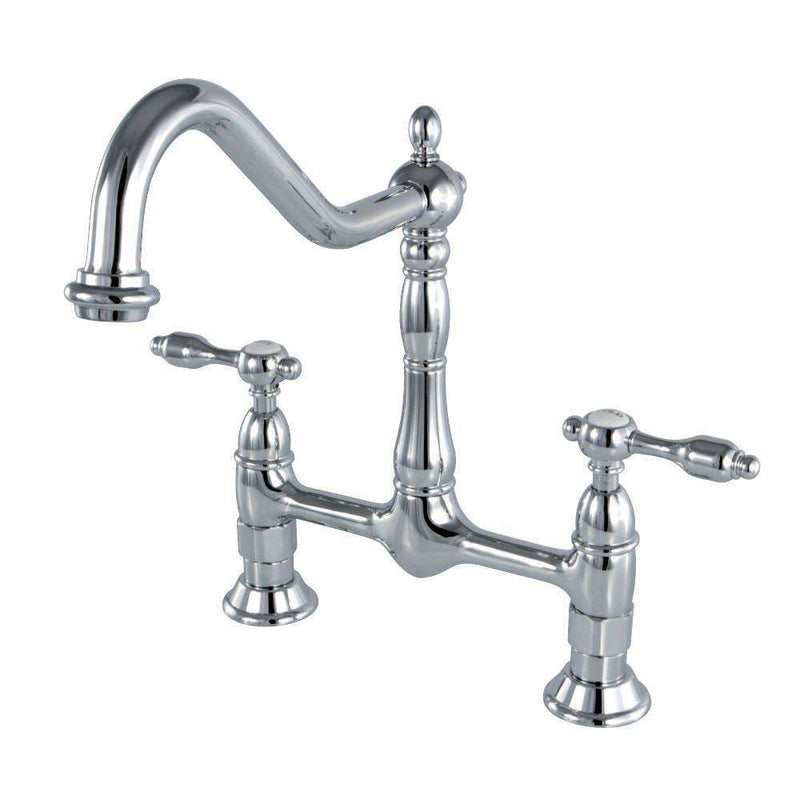 Kingston Brass KS1171TAL 8" Centerset Kitchen Faucet Less