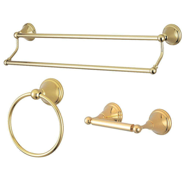 Kingston Brass BAK297348PB 3-Piece Bathroom