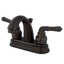 Kingston GKB5615NML 4 in. Centerset Bath Faucet Bronze