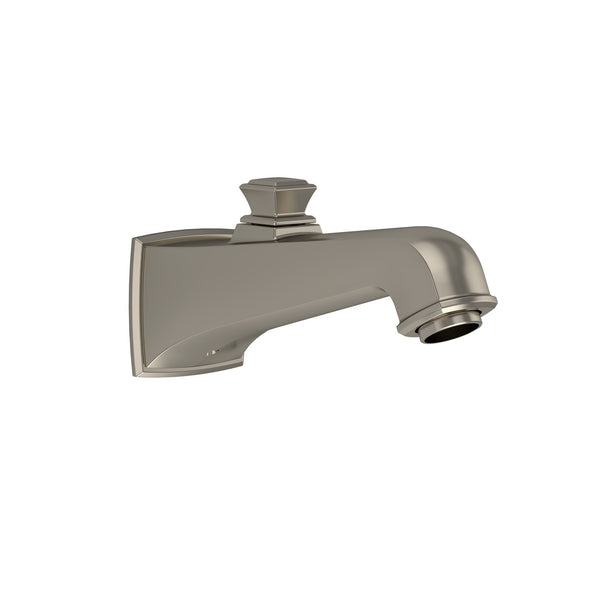 TOTO Connelly Wall Tub Spout with Diverter, Brushed Nickel TS221EV#BN