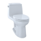 TOTO UltraMax One-Piece Elongated 1.6 GPF Toilet with CeFiONtect, Cotton White MS854114SG#01