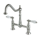 Kingston Brass KS1178WLL 8" Centerset Kitchen Faucet Less