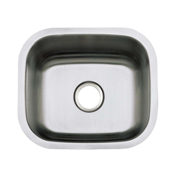 Kingston Brass KU14167BN Single Bowl Kitchen Sink, Brushed