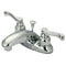 Kingston Brass KB621FL 4 in. Centerset Bath Faucet