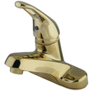 Kingston Brass KB512LP 4 in. Centerset Bath Faucet Brass