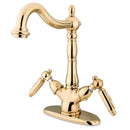 Kingston Brass KS1492GL Vessel Sink Faucet, Polished Brass