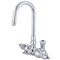 Kingston ABT200-1 Gooseneck Faucet W/ Back Outlet & Diverter