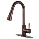 Kingston Brass LS8725DL Sg-Hnd Pull-Down Kitchen Faucet