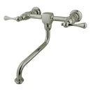 Kingston Brass KS1218BL Wall Mount Bathroom Faucet