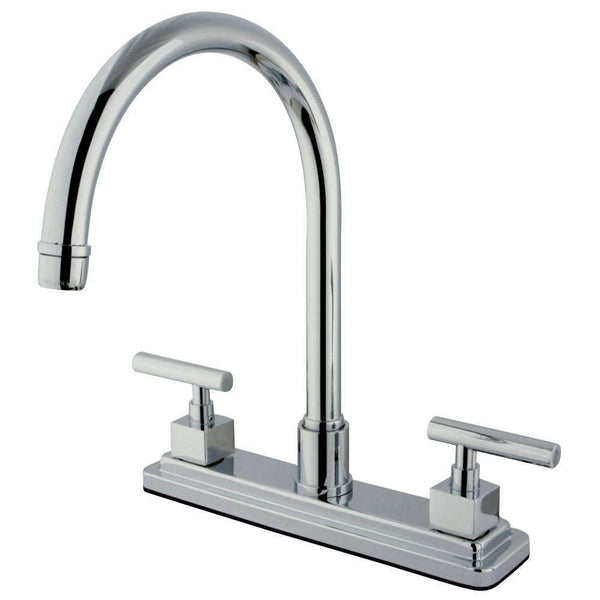 Kingston Brass KS8791CQLLS Centerset Kitchen Faucet