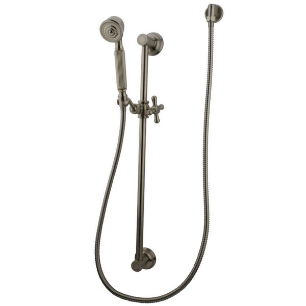 Kingston Brass KAK3328W8 Shower Combo, Brushed Nickel