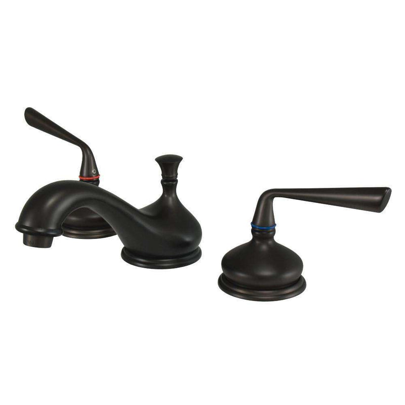 Kingston Brass KS1165ZL 8 in. Widespread Bath Faucet Bronze