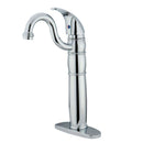 Kingston Brass KB1421LL Vessel Sink Faucet, Polished Chrome