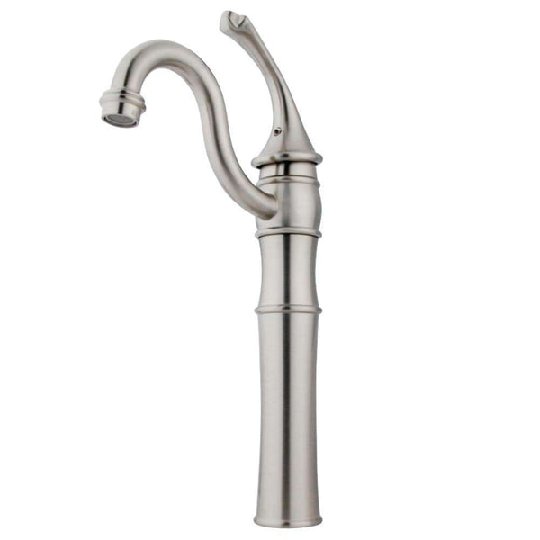 Kingston Brass KB3428GL Vessel Sink Faucet, Brushed Nickel