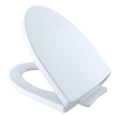 TOTO Soir ¬e SoftClose Non Slamming, Slow Close Elongated Toilet Seat and Lid, Cotton White SS214