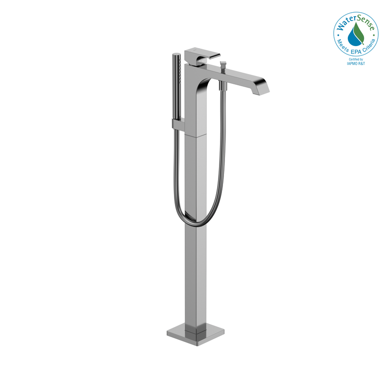 TOTO GC Single-Handle Free Standing Tub Filler with Handshower, Polished Chrome TBG08306U