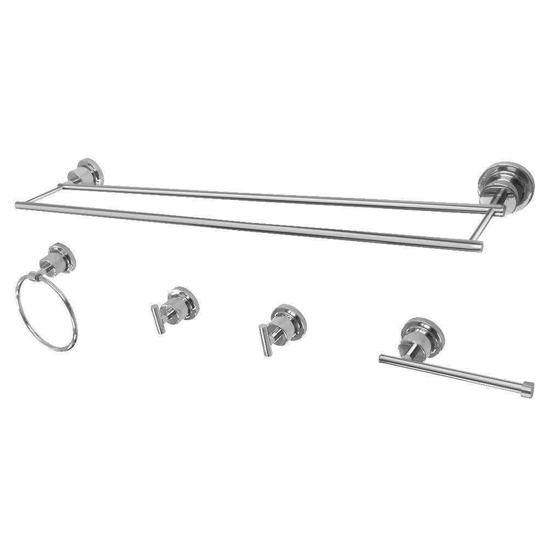 Kingston Brass BAH8213478C 5-Piece Bath Accs Sets