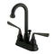 Kingston Brass KB3615ZL 4 in. Centerset Bath Faucet Bronze