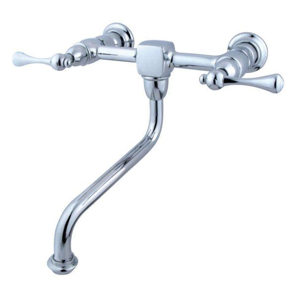 Kingston Brass KS1211BL Wall Mount Bath Faucet