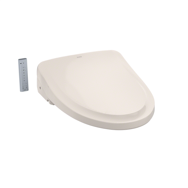 TOTO WASHLET S500e Electronic Bidet Toilet Seat with EWATER and Classic Lid, Elongated, Sedona Beige SW3044#12