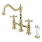 Kingston Brass KS1272AX Heritage Kitchen Bridge Faucet