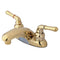 Kingston Brass KB622LP 4 in. Centerset Bath Faucet Brass