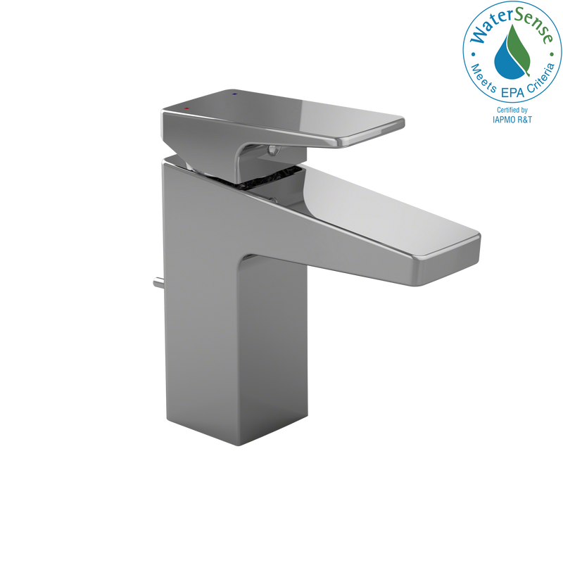 TOTO OberonF Single Handle 1.5 GPM Bathroom Sink Faucet, Polished Chrome TL370SD