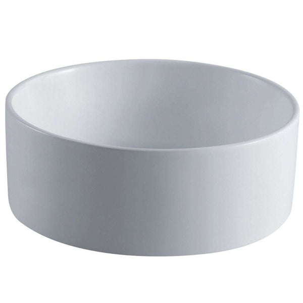 Kingston Brass EV3103 Vessel Sink, White