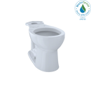 TOTO Entrada Universal Height Round Toilet Bowl, Cotton White C243EF