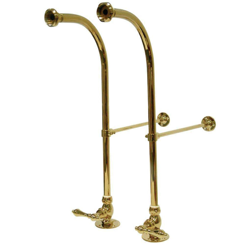 Kingston Brass CC452ML Freestand Supplies W/ Stops Brass