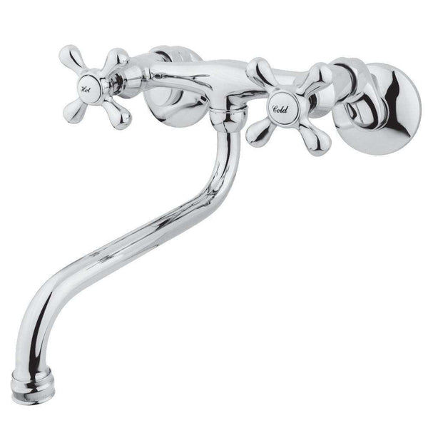 Kingston Brass KS215C Adj Center Wall Mount Bath Faucet