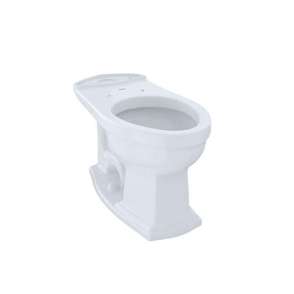 TOTO Eco Clayton and Clayton Universal Height Elongated Toilet Bowl, Cotton White C784EF#01