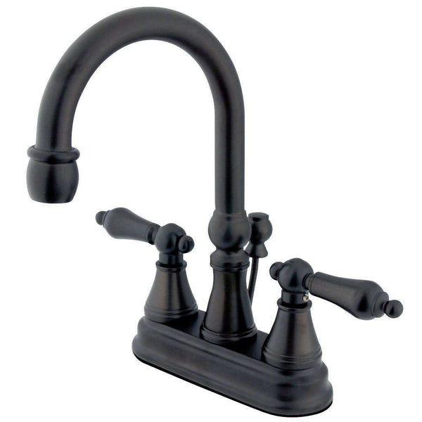 Kingston Brass KS2615AL 4 in. Centerset Bath Faucet Bronze