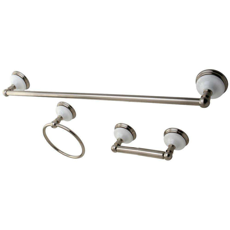 Kingston Brass BAK111148SN 3-Piece Bathroom Hardware