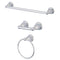 Kingston Brass BAK175148C Bathroom Accs Set, Polished Chrome