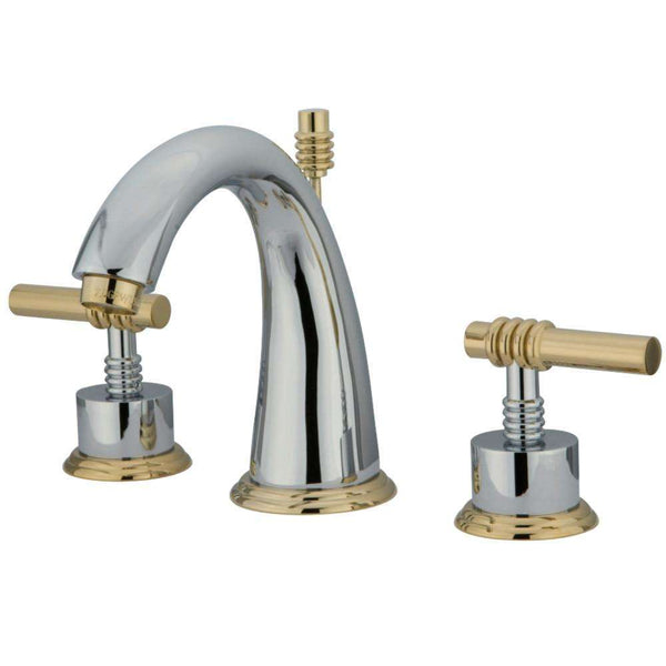 Kingston KS2964ML 8 in. Wsp Bath Faucet/Polished