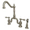 Kingston KS7758ALBS English Country Kitchen Bridge Faucet W/