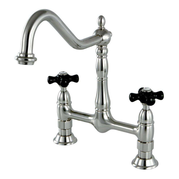 Kingston KS1178PKX Duchess 8 in. Bridge Kitchen Faucet