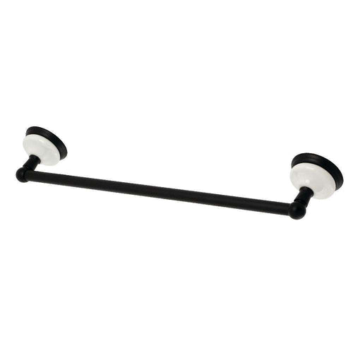 Kingston Brass BA1112MB 18" Towel Bar, Matte Black