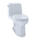 TOTO UltraMax One-Piece Elongated 1.6 GPF ADA Compliant Toilet, Cotton White MS854114SL