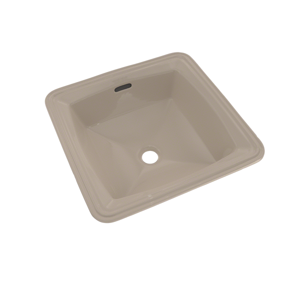 TOTO Connelly Square Undermount Bathroom Sink with CeFiONtect, Bone LT491G#03